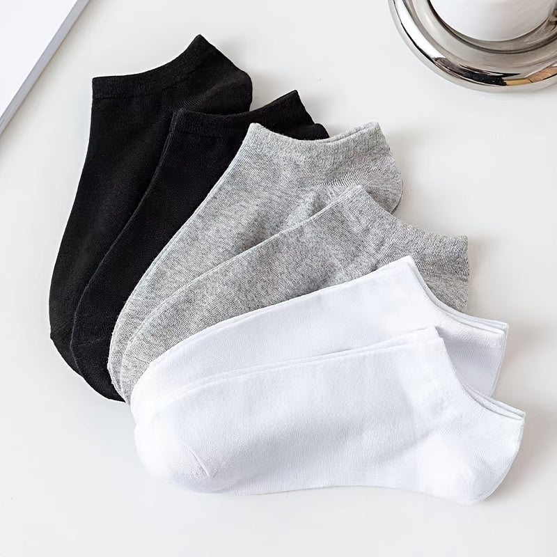 3 Pairs Soft & Lightweight Ankle Socks for Women