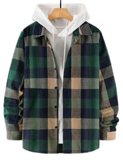 Men's Plaid Long Sleeve Shirt Comfy Shirt For Spring Autumn