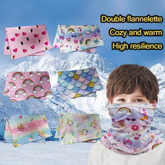 Kids Double-Sided Neck Cover Balaclava Safety Sports Headwear
