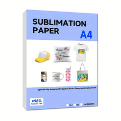 Sublimation Paper A4 Easy Transfer DIY Print T shirts Mugs Phone Cases