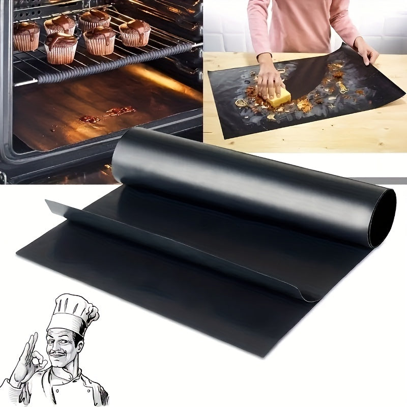 16.5in & 11.6in Oven Liner Non-stick Heat Resistant Grill Mat
