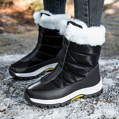 Women's Snow Boots High Top Waterproof Winter Shoes