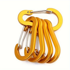 5pcs Stainless Steel Clip Buckle for Camping Hiking