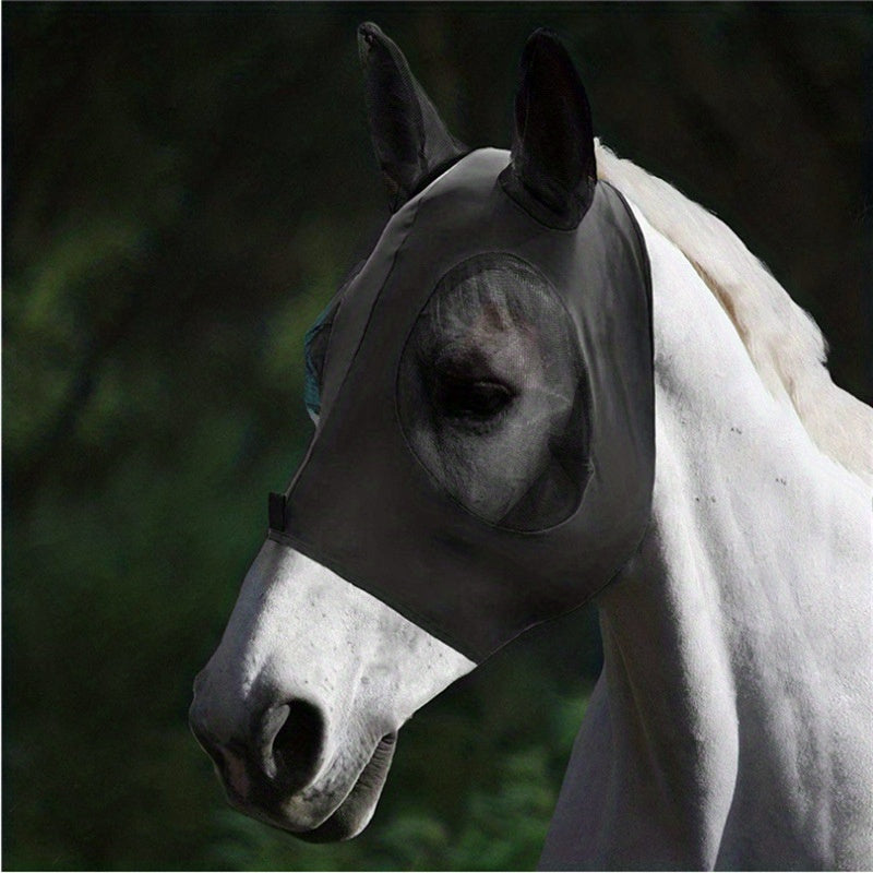Breathable Horse Fly Mask with Anti Mosquito Cover