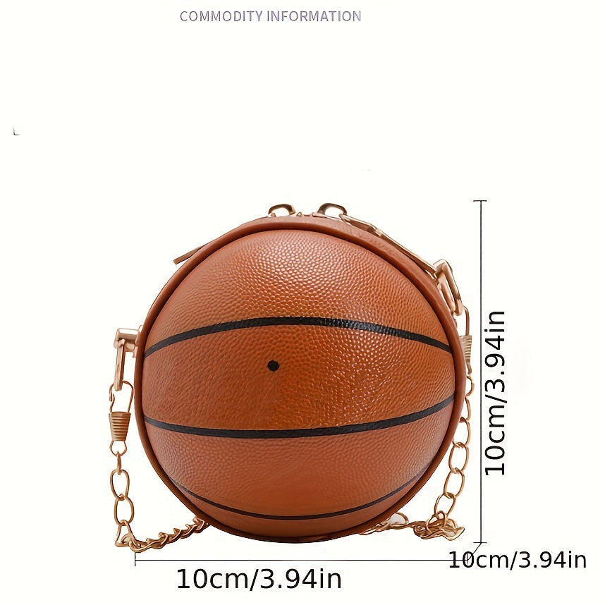 Mini Basketball Handbag for Travel Beach Holiday