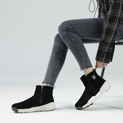 Women's Platform Ankle Boots Comfortable Zipper Short Boots