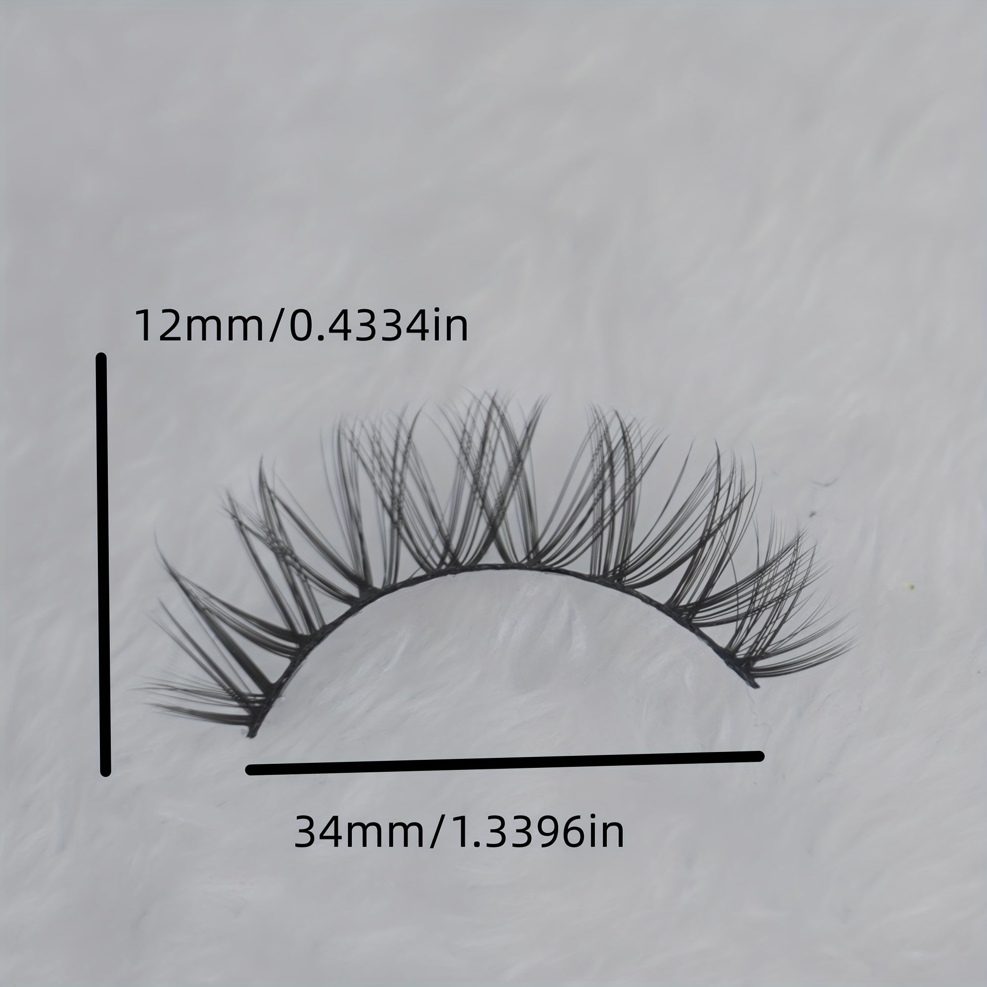 10 Pairs Fluffy Style False Eyelashes Natural Thick Soft False Eyelashes