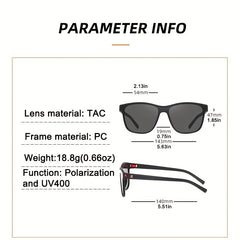 Men's High Polarized Sunglasses Spring Leg Glasses