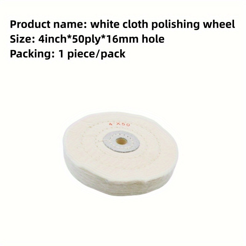 4in 50ply 16mm Cloth Wheel for Polishing and Buffing