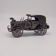 Vintage Car Desktop Ornament Metal Antique Vintage Car Model
