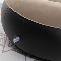 Lazy Inflatable Sofa Flocking Recliner Chair for Home & Outdoor