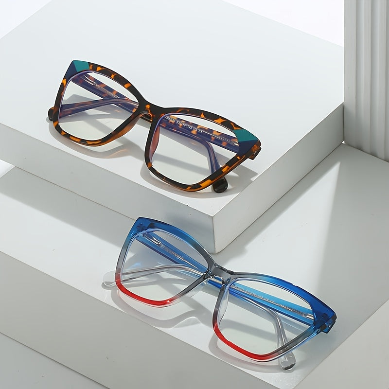TR90 Plain Eyeglasses Holder Large Frame Slim Lightweight Myopia Frame