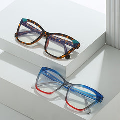 TR90 Plain Eyeglasses Holder Large Frame Slim Lightweight Myopia Frame
