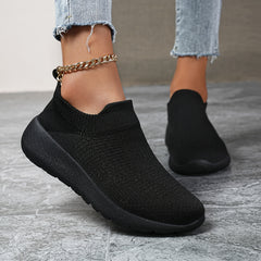 Thick Bottom Heighten Running Shoes Mesh Breathable