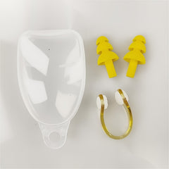 Silicone Earplugs Nose Clips Set for Swimming Diving