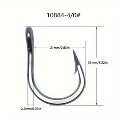 25pcs Stainless Steel Fishing Hook for Sea Fishing
