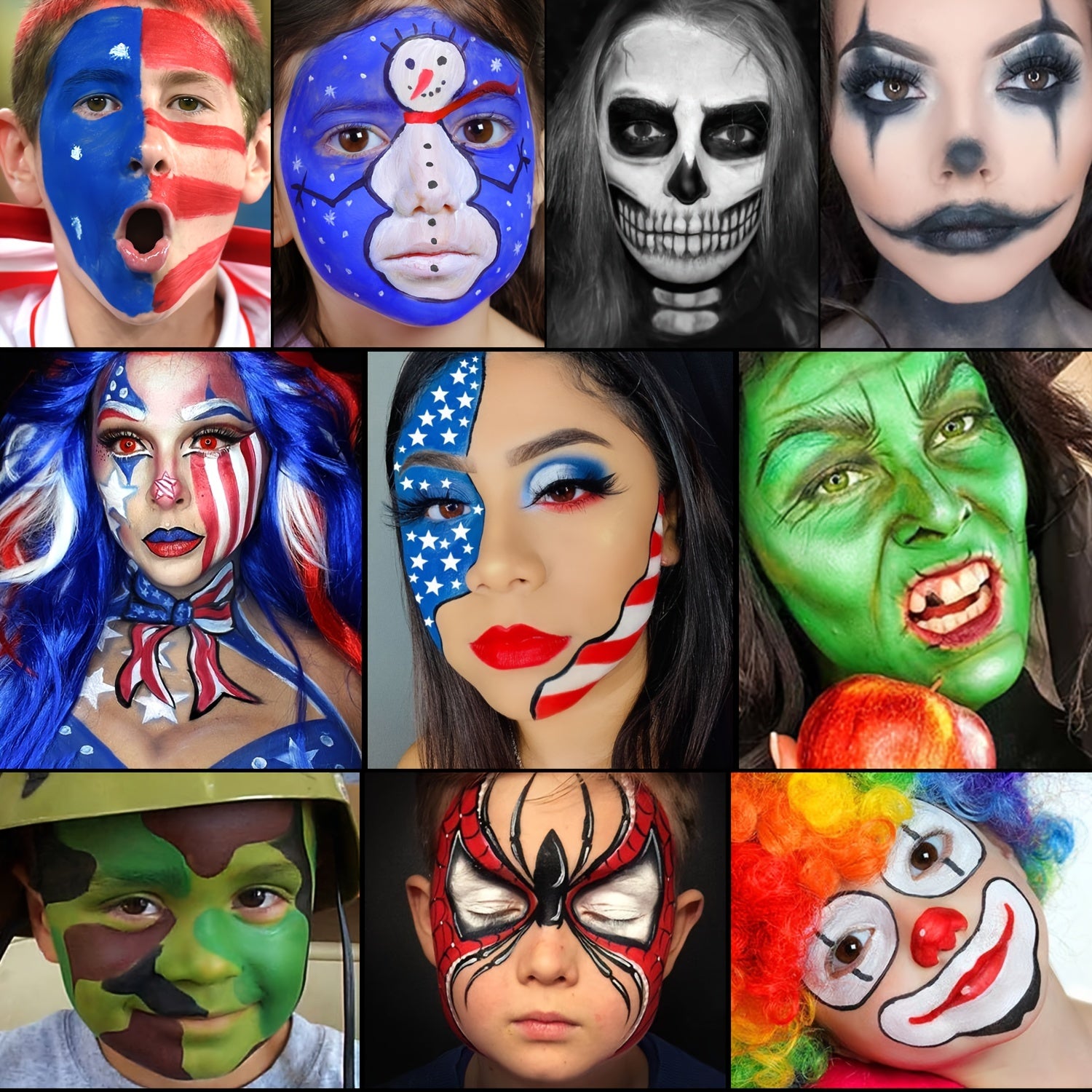 Face Paint Eye Stick Cream for Sports Halloween Clown