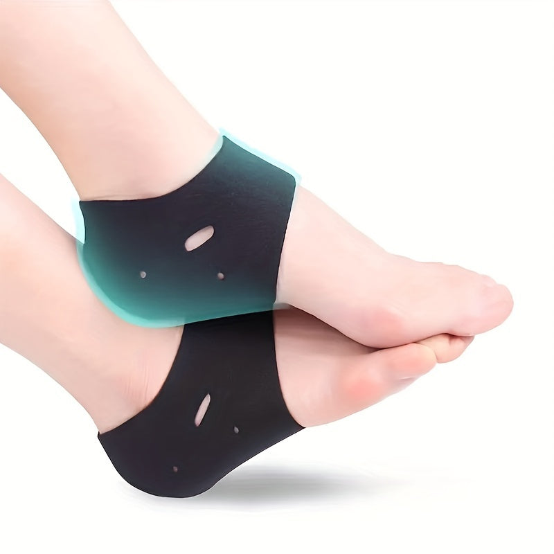2pcs Plantar Fasciitis Heel Sleeves Arch Support Socks
