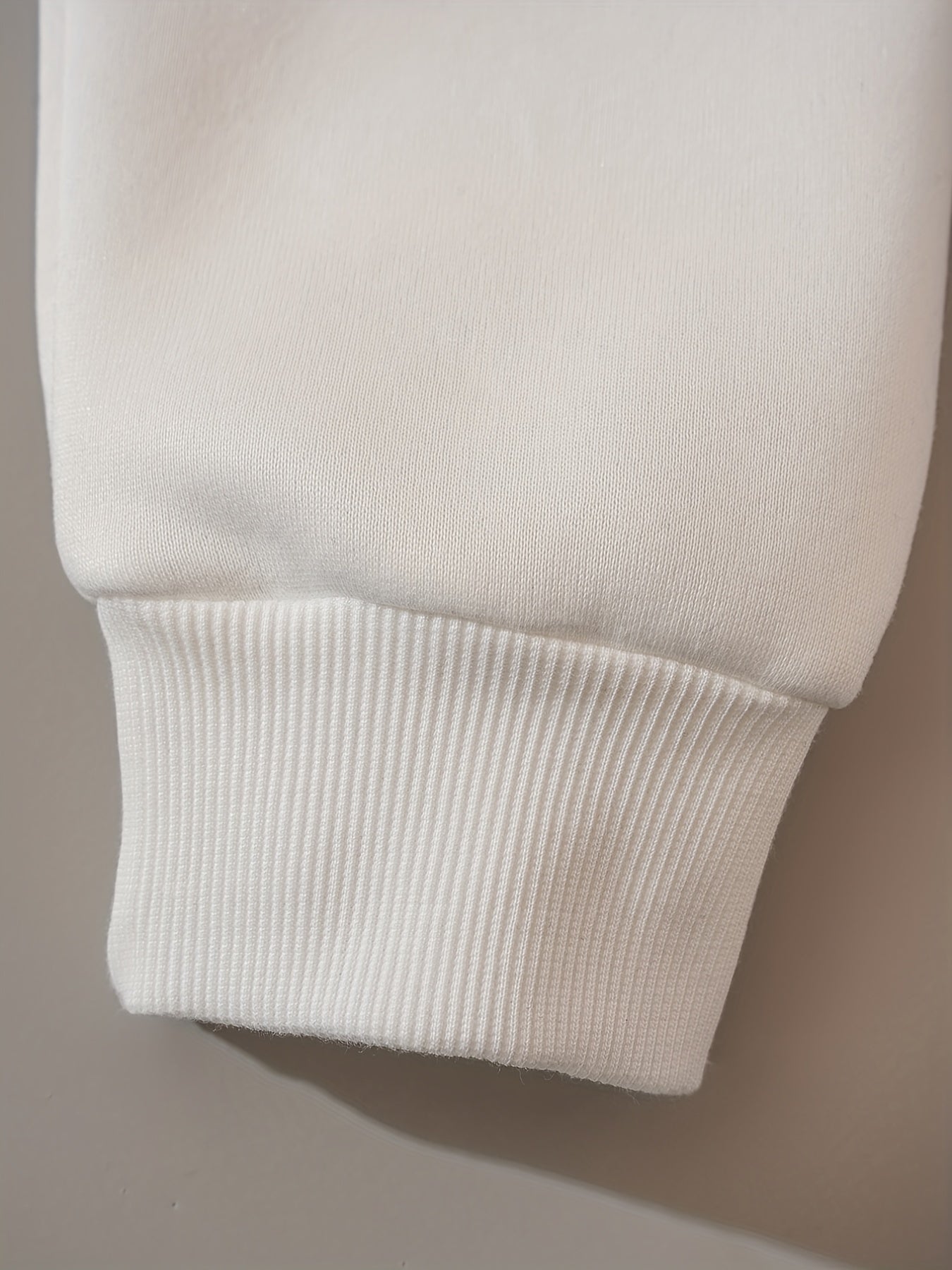 Solid Crop Pullover Sweatshirt Long Sleeve Crew Neck for Spring & Fall