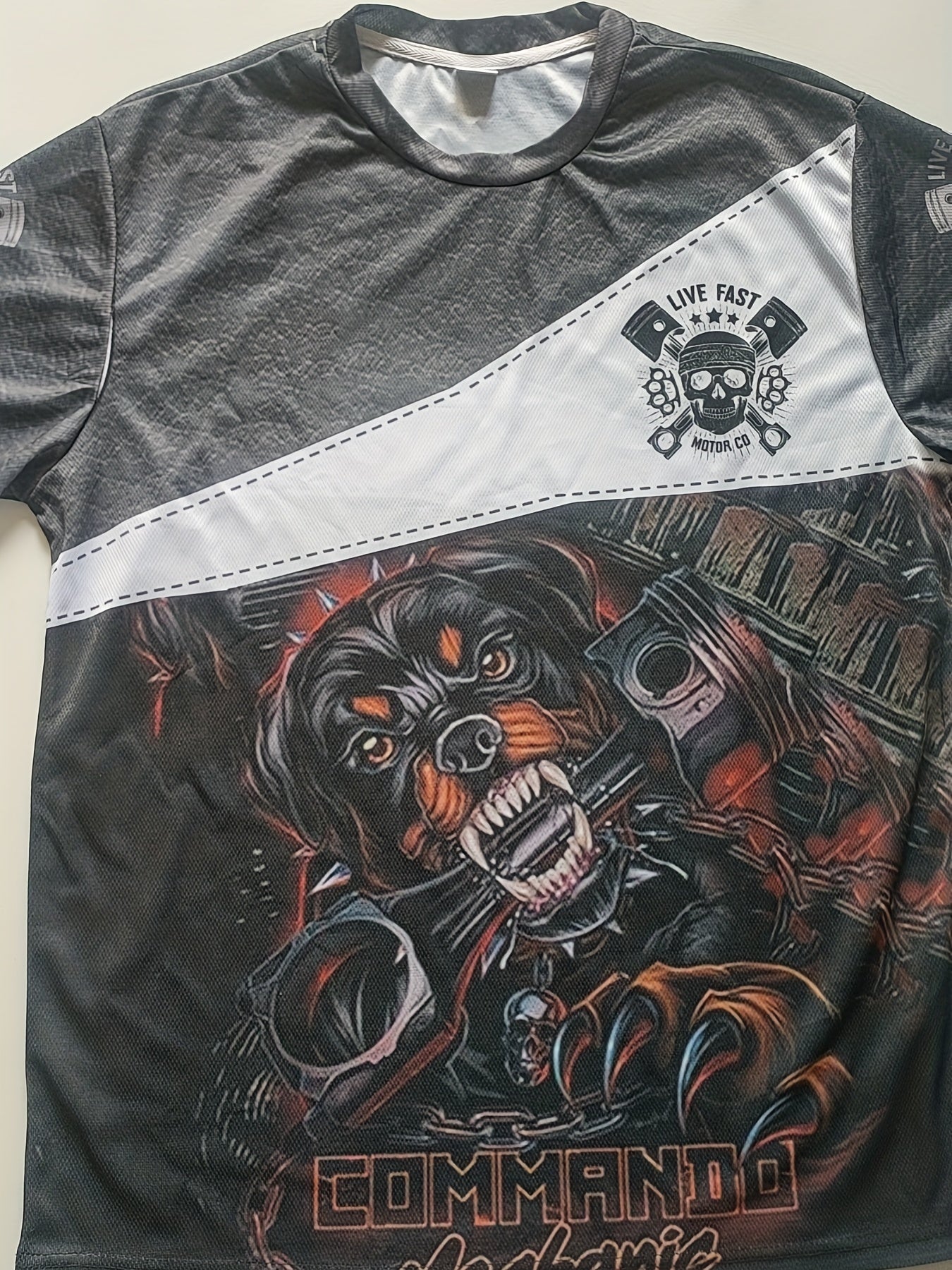 Men's Cartoon Dog Graphic T shirt Active 3D Digital Print Comfy