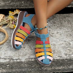 Women Summer Colorful Open Toe Flip flops Beach Sandals Shoes Breathable