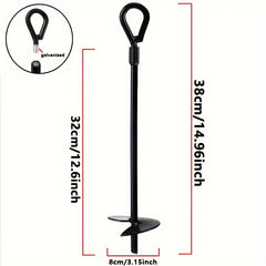 4pcs Heavy Duty Swing Ground Anchors for Outdoor Camping Tent