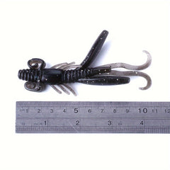 5pcs Shrimp Shape Soft Bait 3.54in