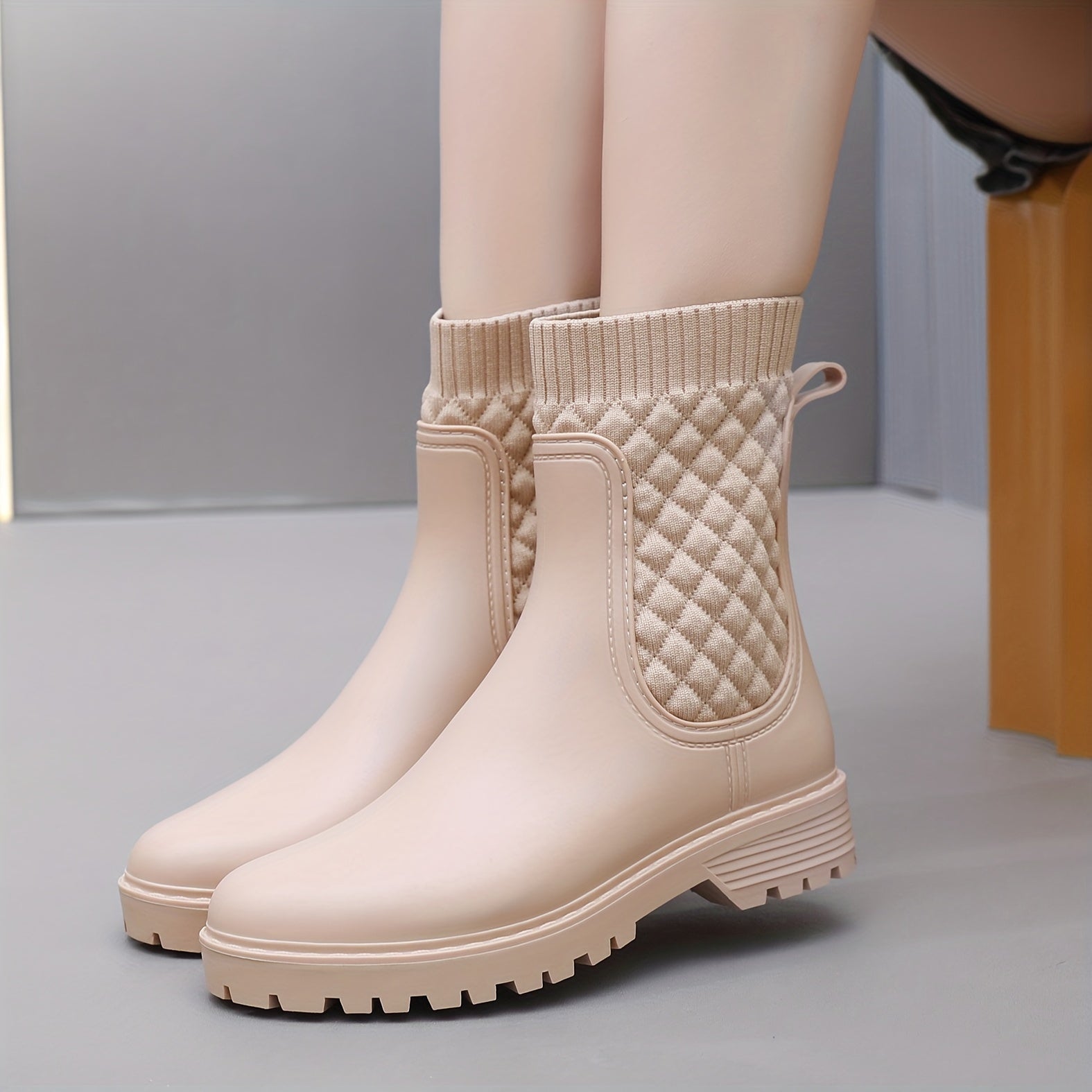 Women's Waterproof Non slip Rain Boots Comfortable Outdoor Shoes