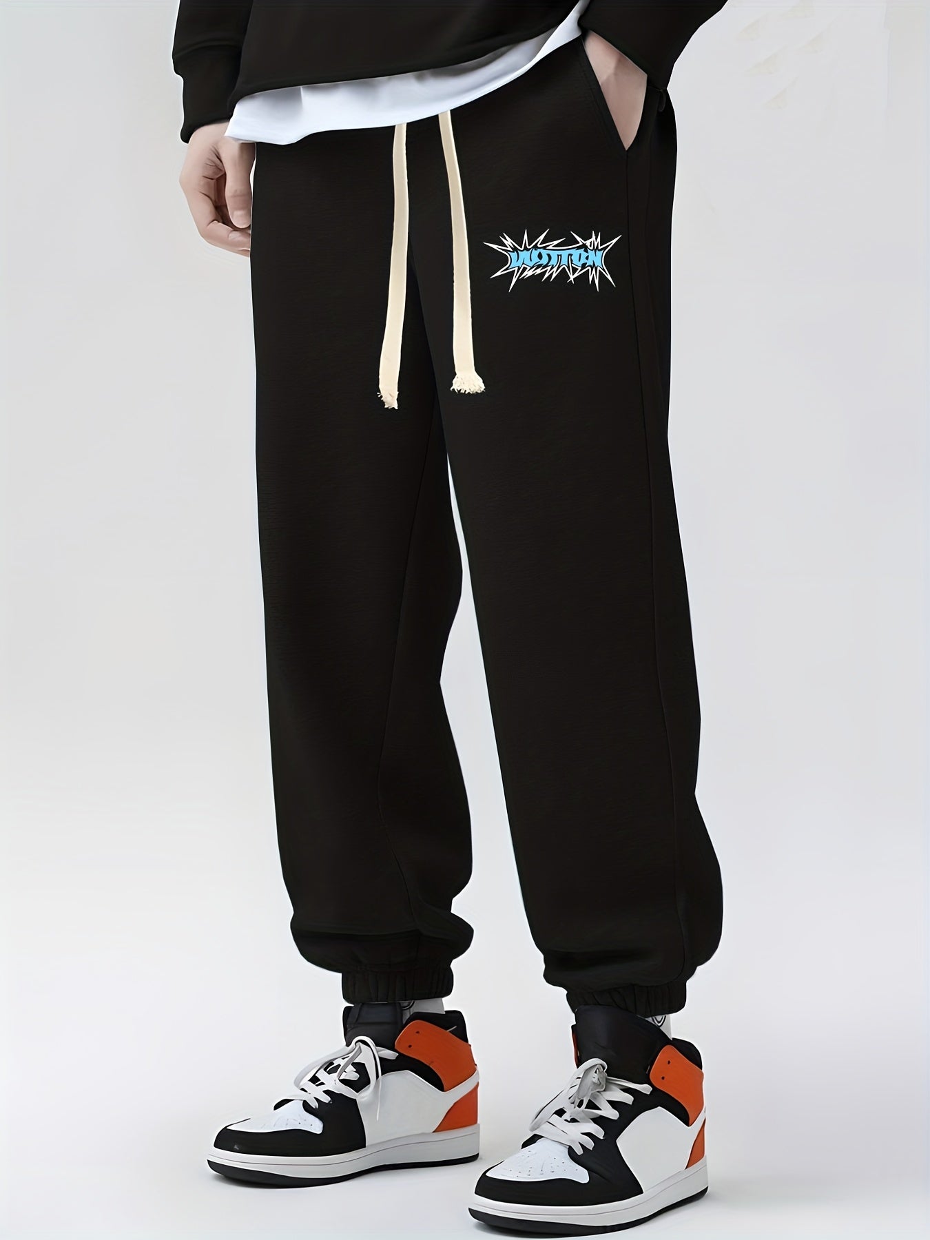 Men's Drawstring Sweatpants Casual Joggers Spring Autumn