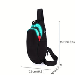 Shark Reflective Fanny Pack Waterproof Waist Bag With USB Charging Port
