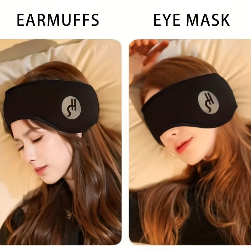 2 Ear Muffs 2 Pairs Noise Canceling Plugs Unisex Sports Headband Travel Set