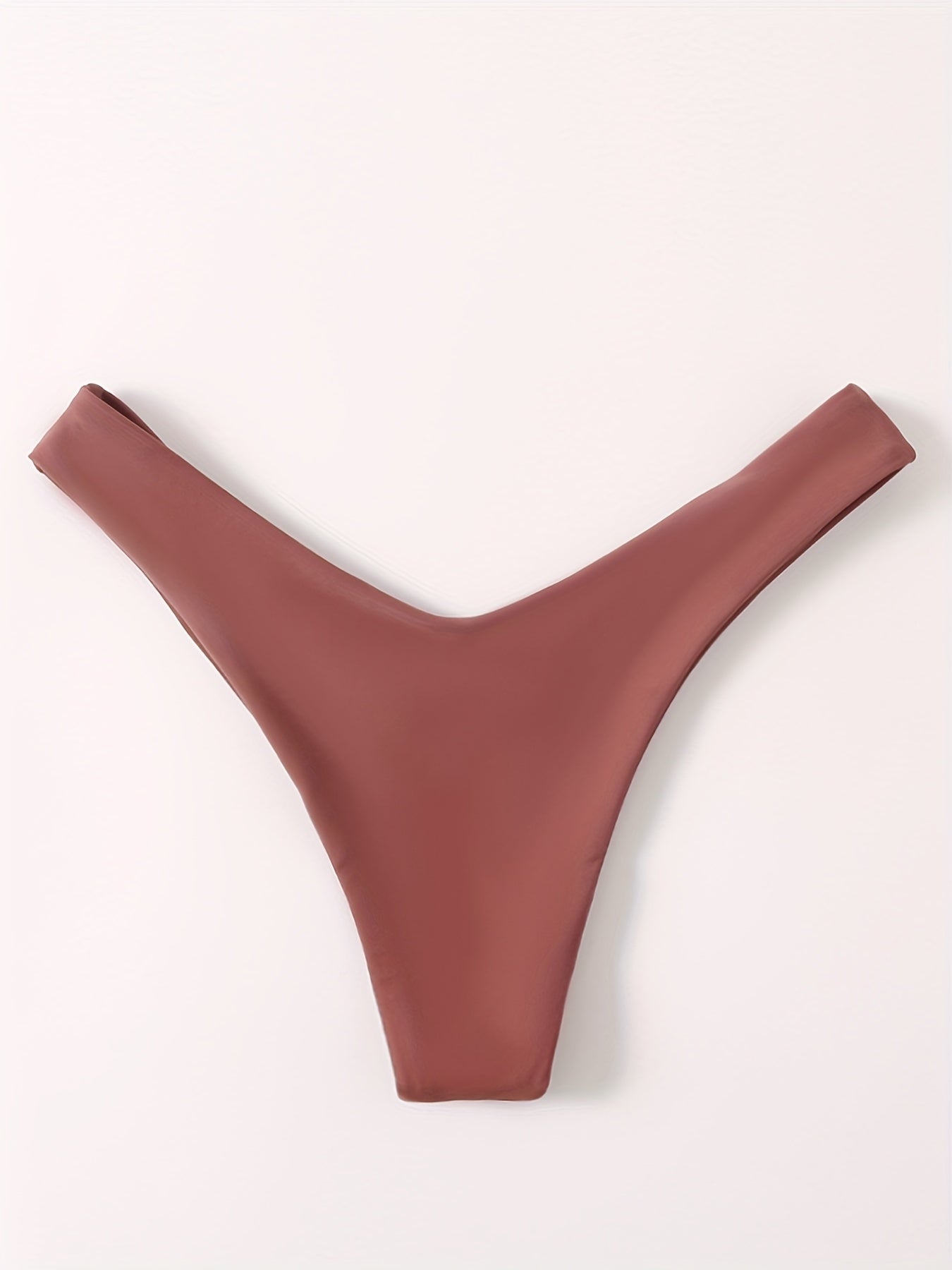 Sexy Cheeky Swimming Briefs V Shape Bikini Bottoms Women's Swimwear