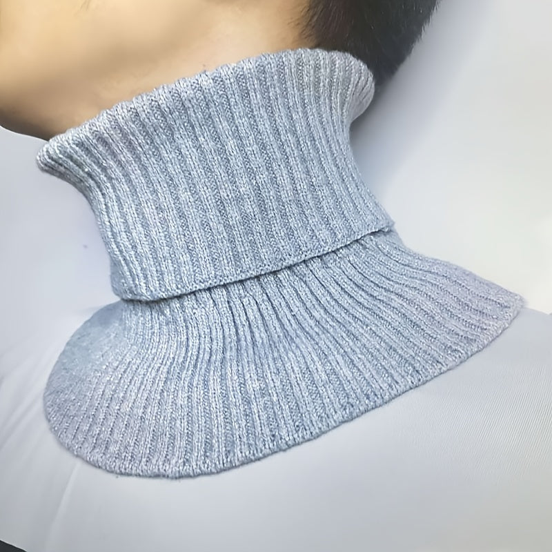Men's Woolen Neck Muffler Knitted Scarf Cold Weather Warmth