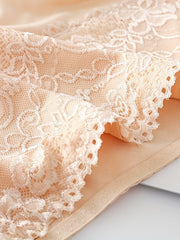 3 Pack Plus Size Lace High Waisted Briefs Set