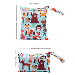 Asenappy 2pcs Wet Bags Baby Diaper Bags