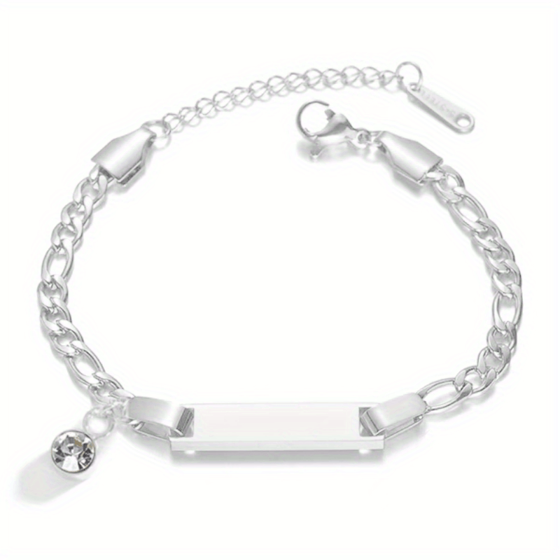 DIY Name Titanium Bracelet for Girls