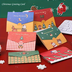 12pcs Christmas Greeting Card Assorted Styles Holiday Blessing Card Set