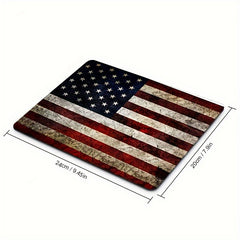 1pc American Flag Mouse Pad Non slip Rubber Base Computer Mouse Pad