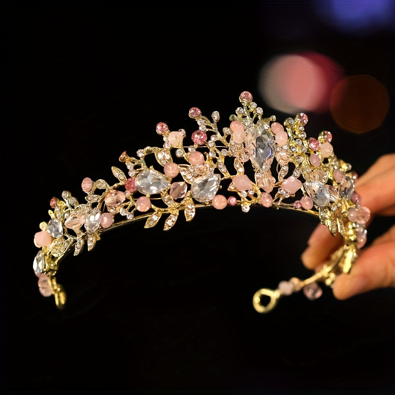 Baroque Crystal Crown Princess Headband Hair Accessories