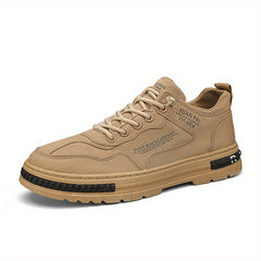 Men's Letters Print Skate Shoes Non Slip Sneakers