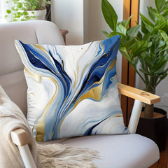 Marble Stripe Flannel Pillowcase for Sofas & Office Chairs