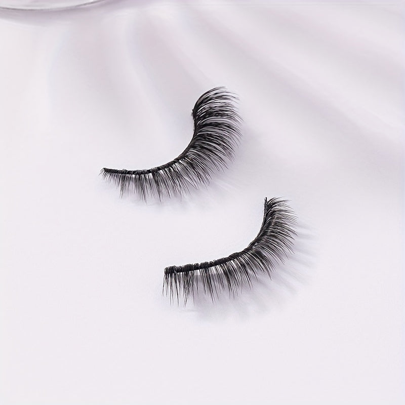 5 Pairs Natural Look Wispy Cat Eye 3D False Eyelashes