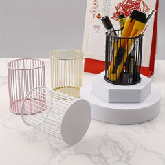 Desktop Storage Pen Glasses Makeup Brush Office Supplies