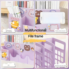 Large Capacity File Box Storage Desktop Archive Organizer