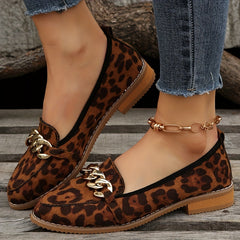 Women's Chain Decor Sneakers Casual Slip On Outdoor Shoes