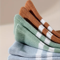Silicone Yoga Socks Non Slip Striped Sports Socks With Grips