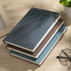 Soft Leather Notebook 120 Pages Waterproof Cover