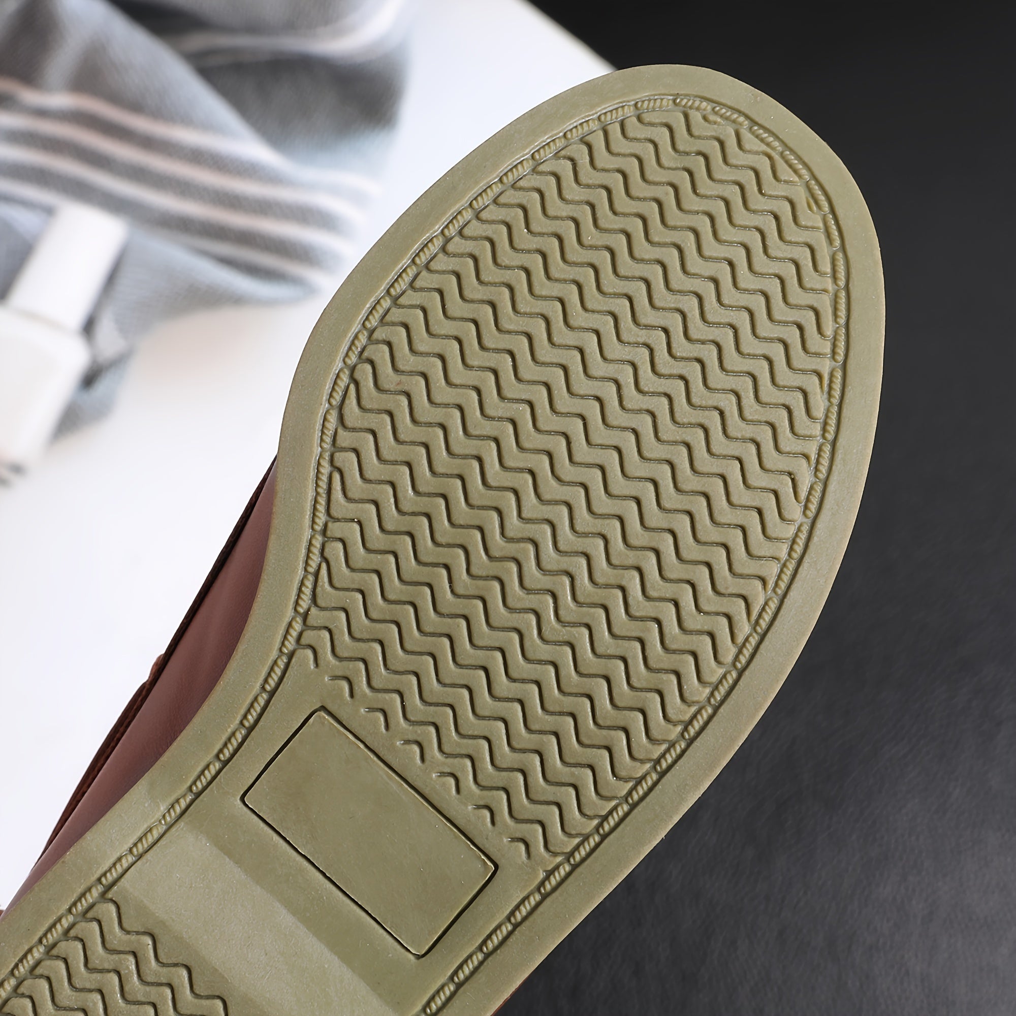 Boys Slip On Loafer Shoes Lightweight Comfortable Non Slip Flat Shoes