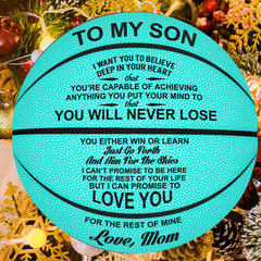 5 Inch Basketball for Outdoor - Gift for Son - Graduation Birthday Gift