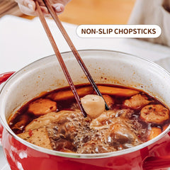 Red Sandalwood Long Chopsticks Non-slip Wooden Hot Pot Frying Chopsticks